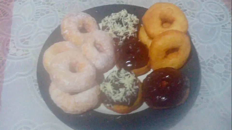 Snapdishの料理写真:potato's donuts in d'afternoon|faridah trianaさん