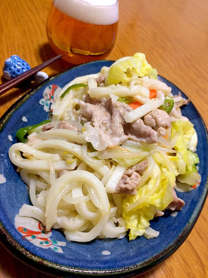 塩焼き饂飩…味付けは、浅漬けの素👍🏽
まだまだ、やめへんで❗️|風流料理人さん