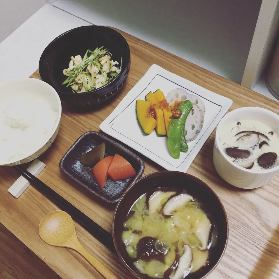 Snapdishの料理写真:野菜いっぱいごはん。|ミホさん