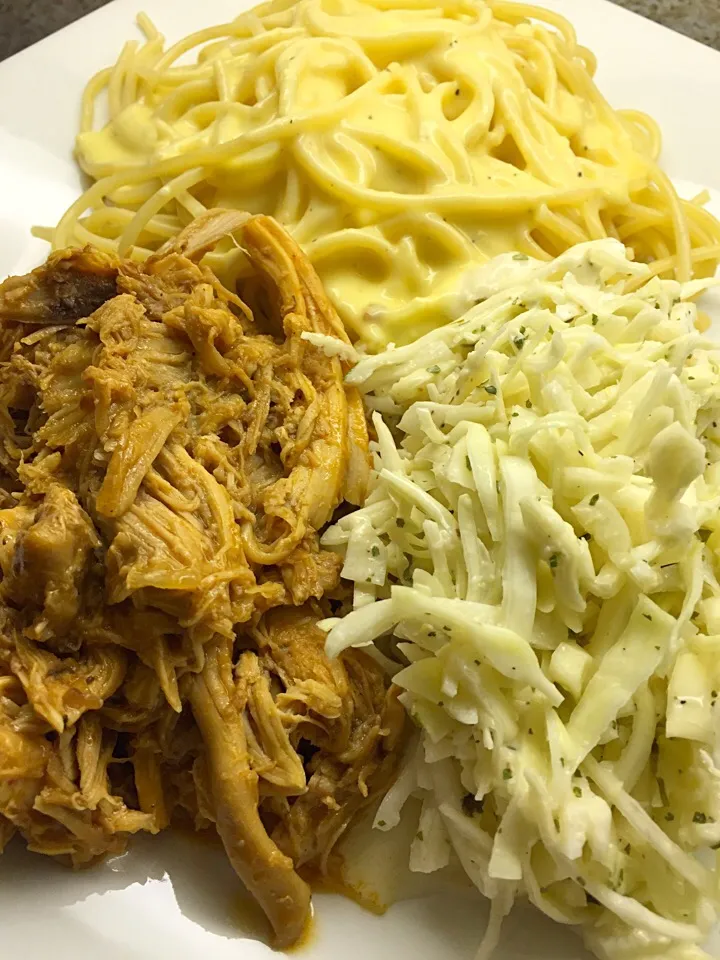 BBQ Pulled Chicken, Homemade Coleslaw and Munster Spaghetti|Chef Ampさん