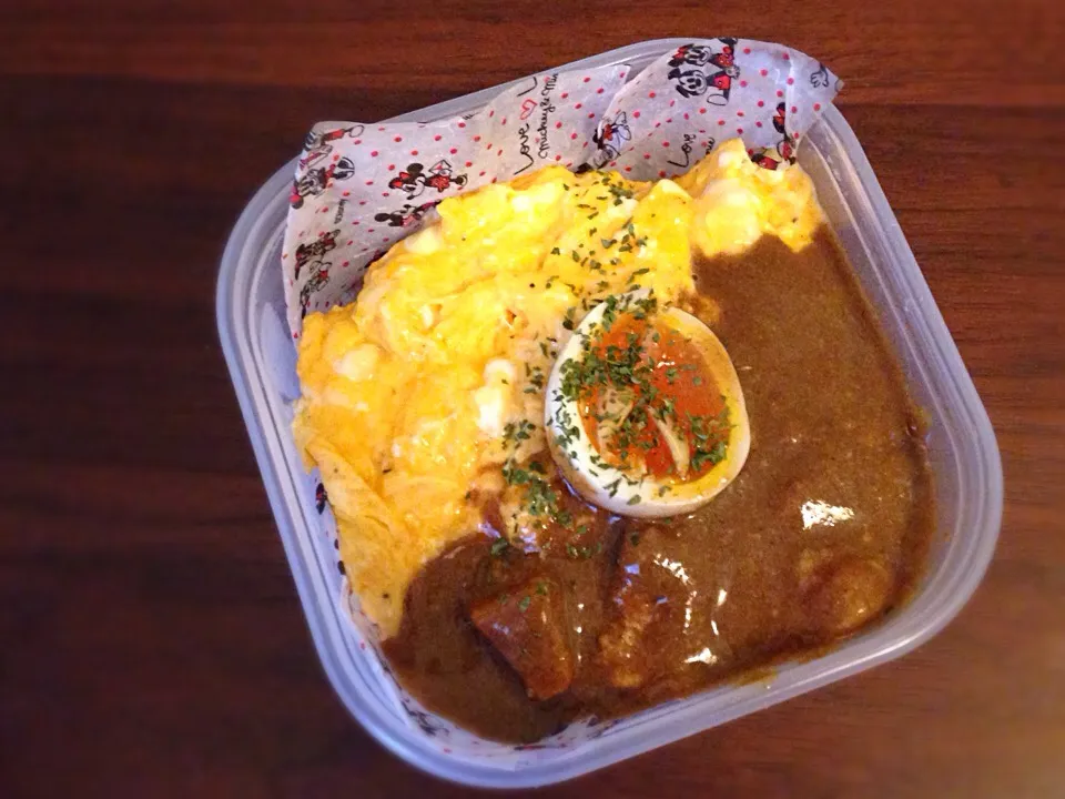 オムカレー弁当|ちっきーさん