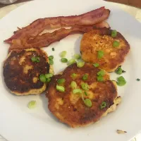 Potato pancakes with scallions|Gareth Priceさん