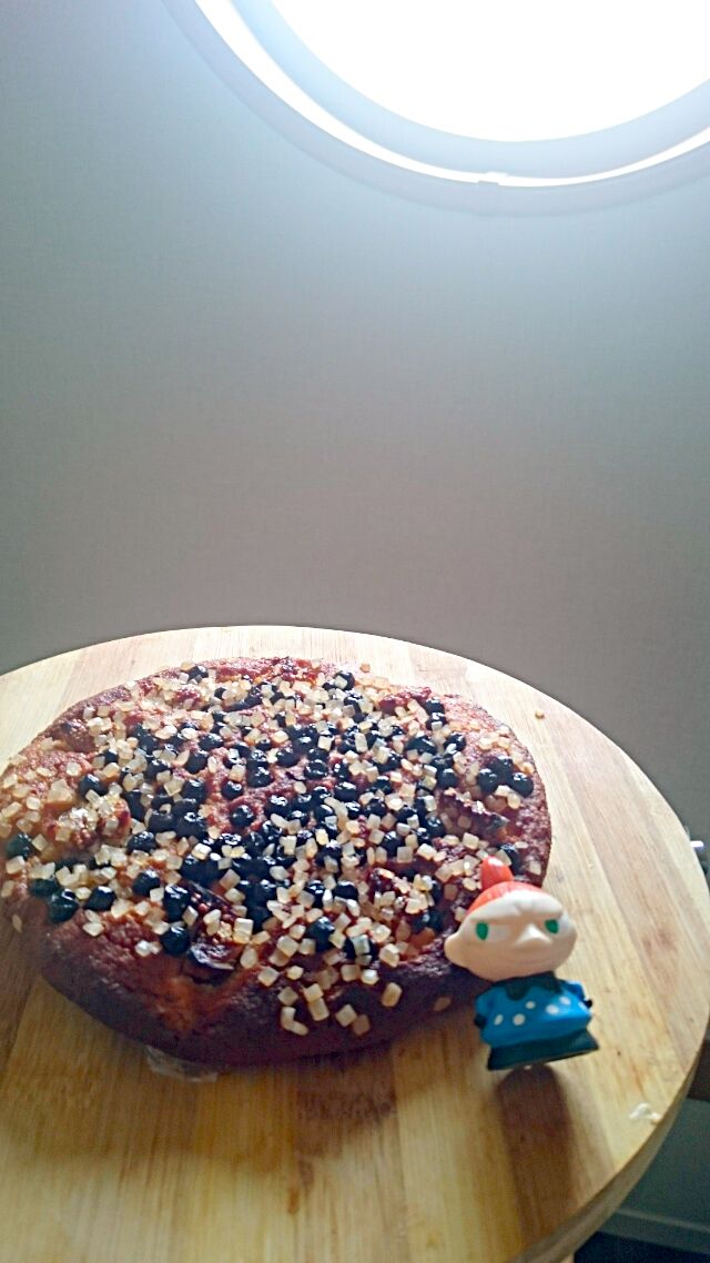 クレームフランパジーヌの型いらずチョコチップとザラメのケーキ まーぶる Snapdish スナップディッシュ Id Nvba