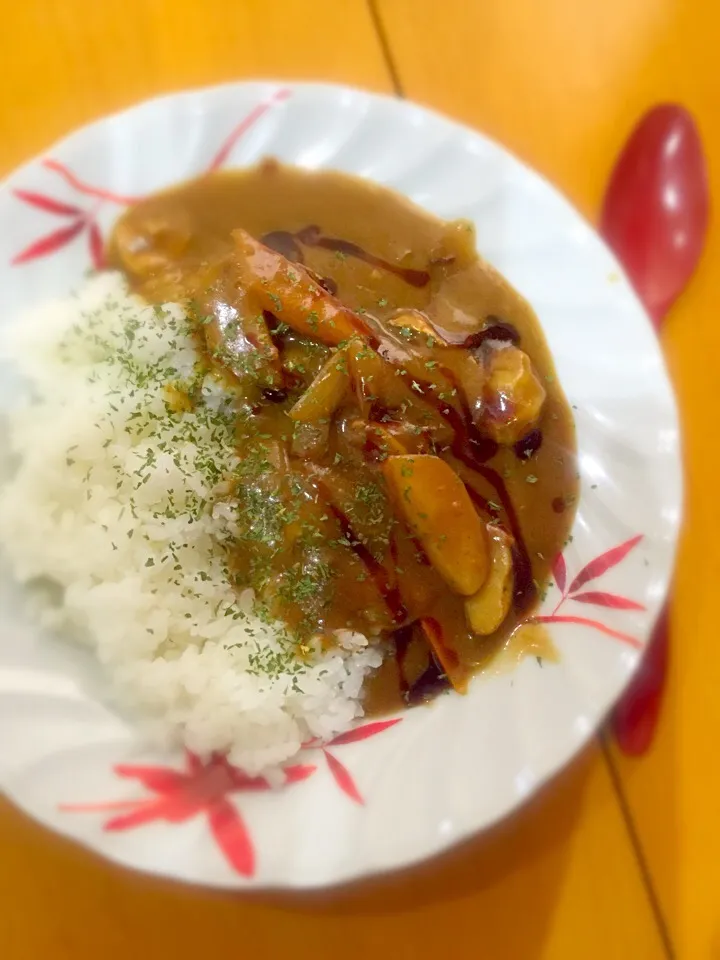 純米吟醸酒で漬け焼き鶏モモ肉のカレー🍛|ch＊K*∀o(^^*)♪さん