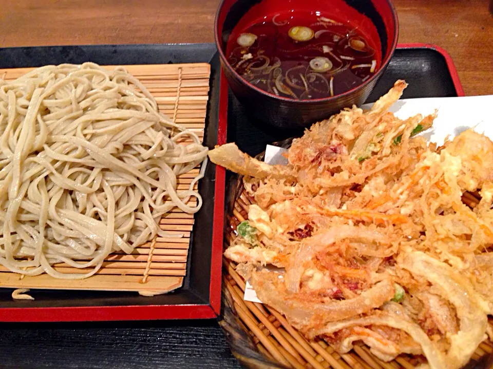 立食いそば手帳 名店120［首都圏編］蕎麦 たかね（茅場町）天ざるそば|ゆうじ.さん