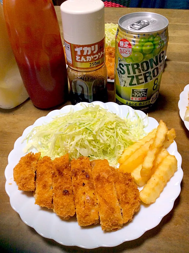 トンカツ定食💖🍺🙏|Norio Fukudaさん