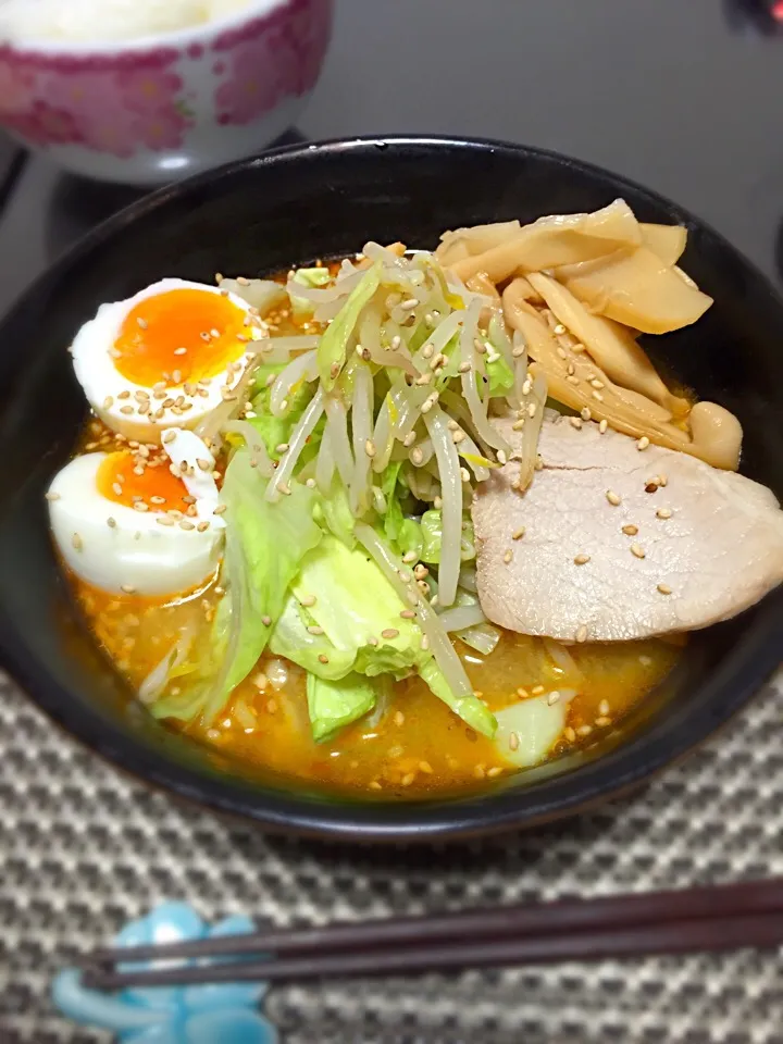 スープからの自家製ラーメン|にゃんけんさん