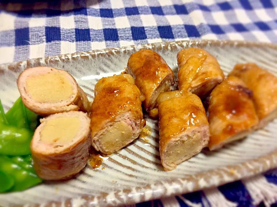 高野豆腐の煮物からの肉巻き☆彡|よっしーさん