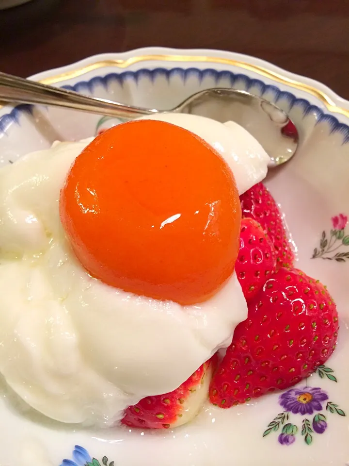 大きな杏のコンポート|yuiさん