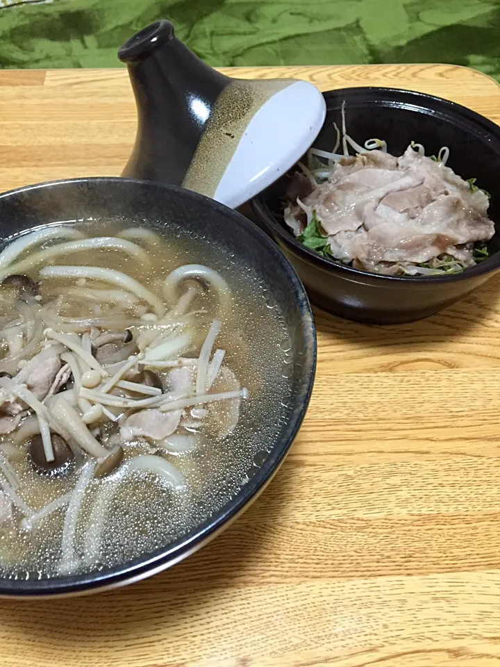 肉うどんとタジン鍋|たかみさん