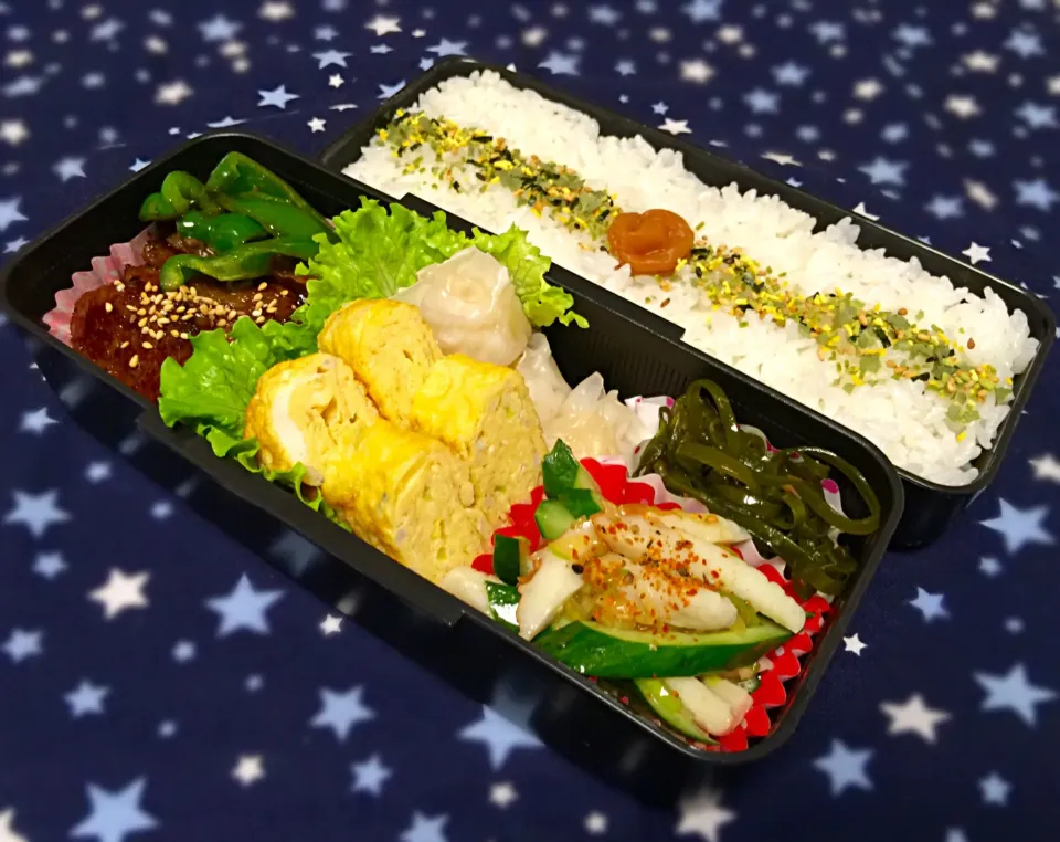 Snapdishの料理写真:🍱本当のパパ弁当🍱|scandimikanさん