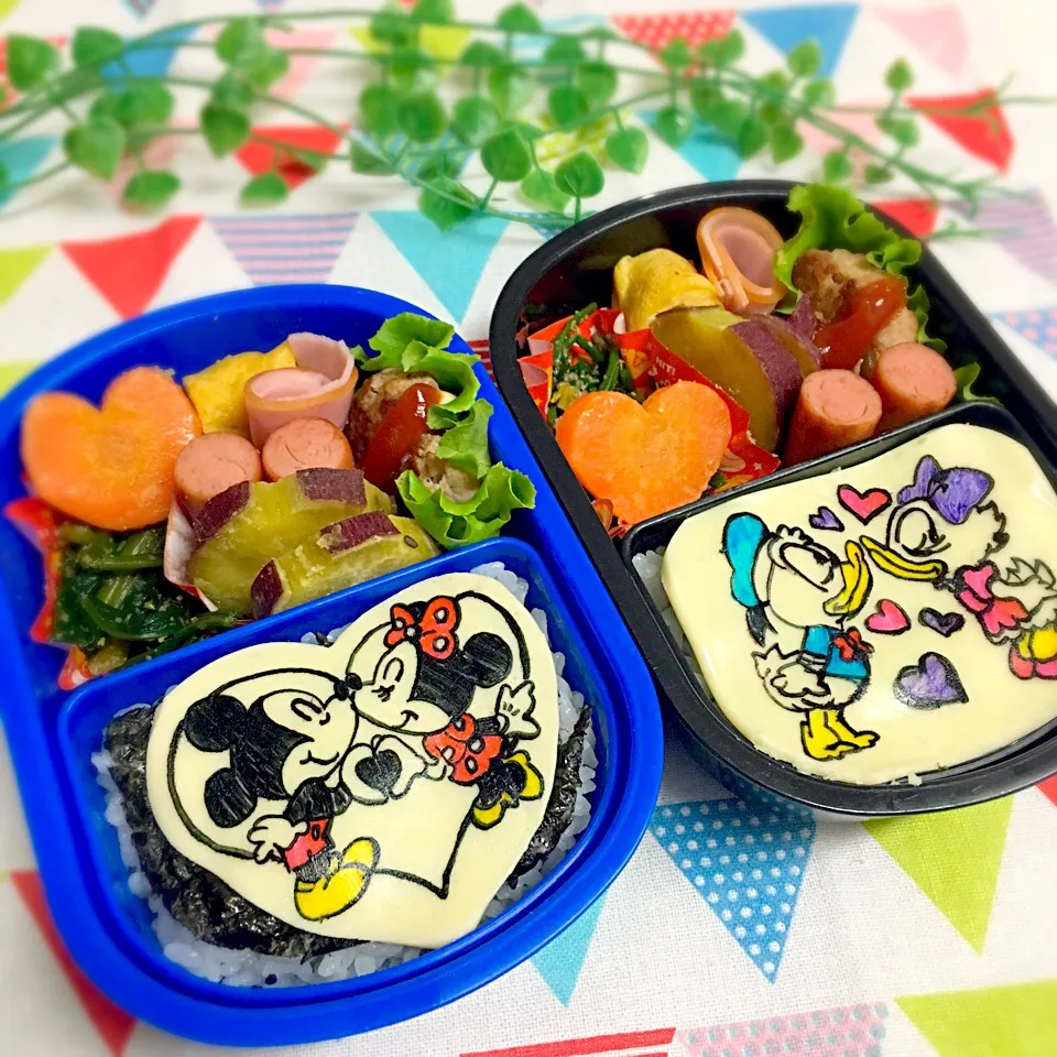 バレンタイン♡ディズニー弁当|ひぃちゃんさん