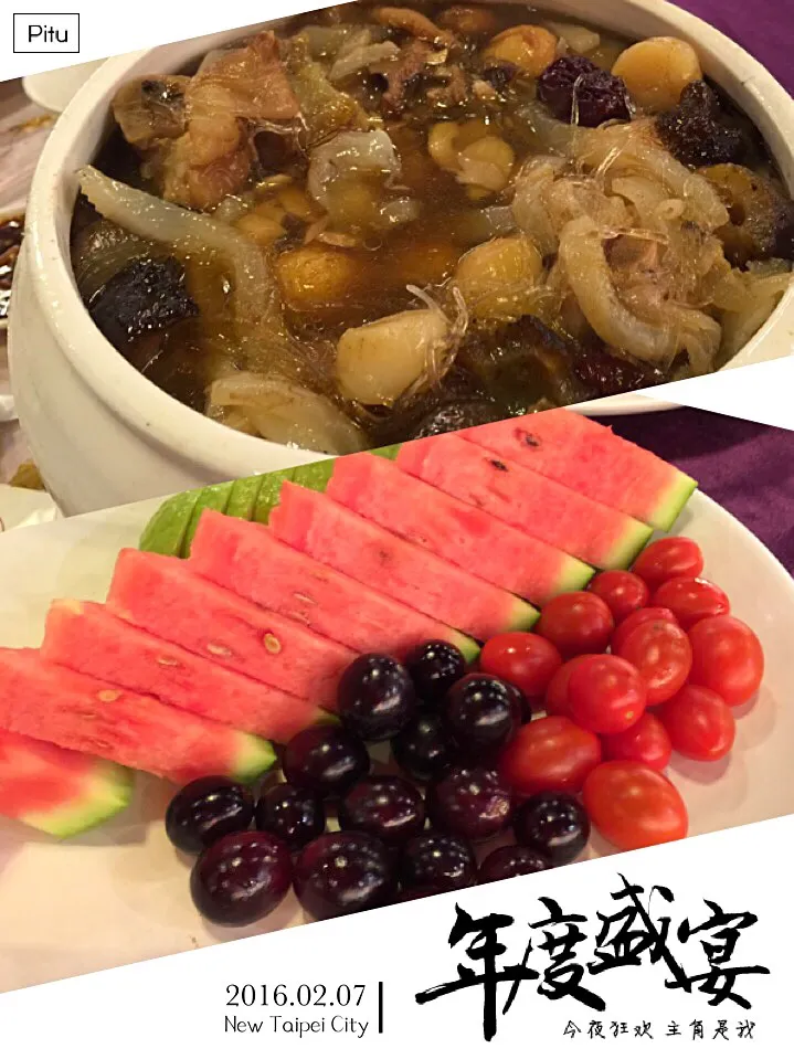 佛跳牆 （裡面什麼都有）除夕夜 年夜飯 台灣餐廳合菜料理|手牽手一起過好日子。さん