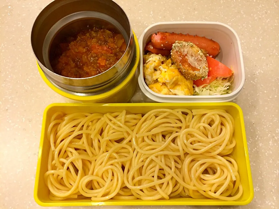 Snapdishの料理写真:2月10日のお弁当 ポテトフライのレシピメモ|Sanjiさん