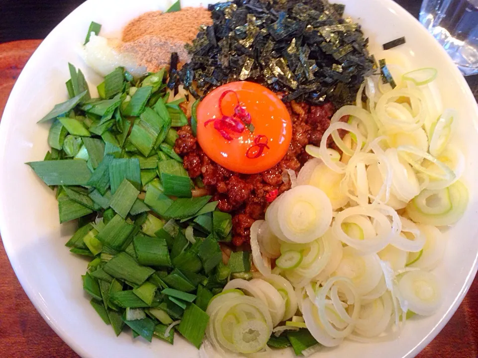 Snapdishの料理写真:12 台湾まぜそば 大盛 @つけ麺しずく|タカパパさん