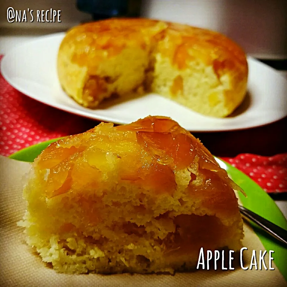 子供達のおやつに、炊飯器でリンゴケーキ🍎🎂|Kashimanakitchenさん