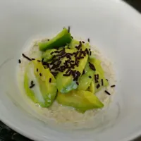 Snapdishの料理写真:healthy dish ; oat+milk+avocado|ayuさん