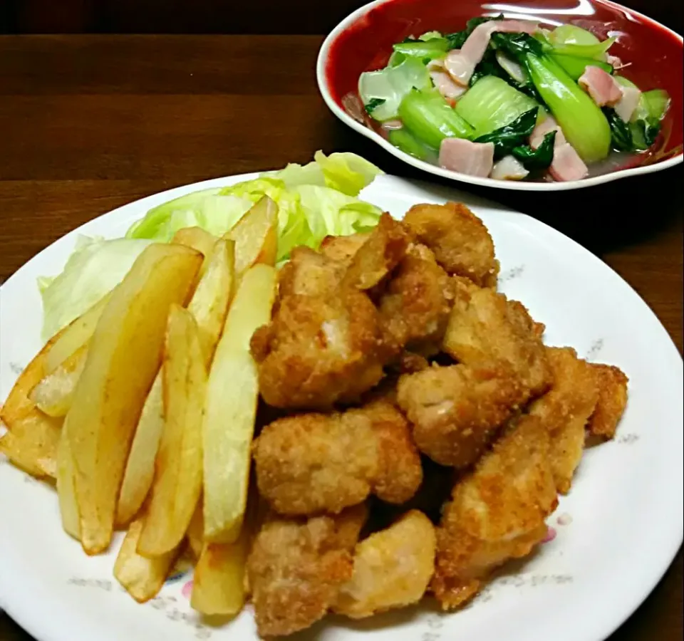 フライドポテトが食べたかったんだもん|あらいぐまのしっぽさん