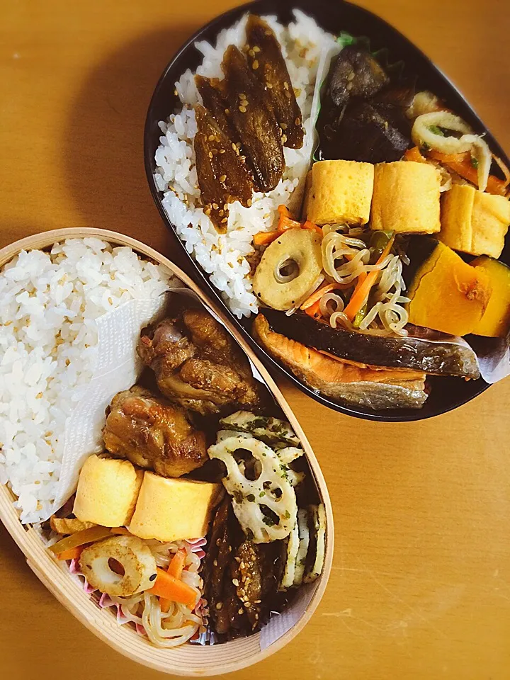 今日のお弁当♥︎二人分|ゆかさん