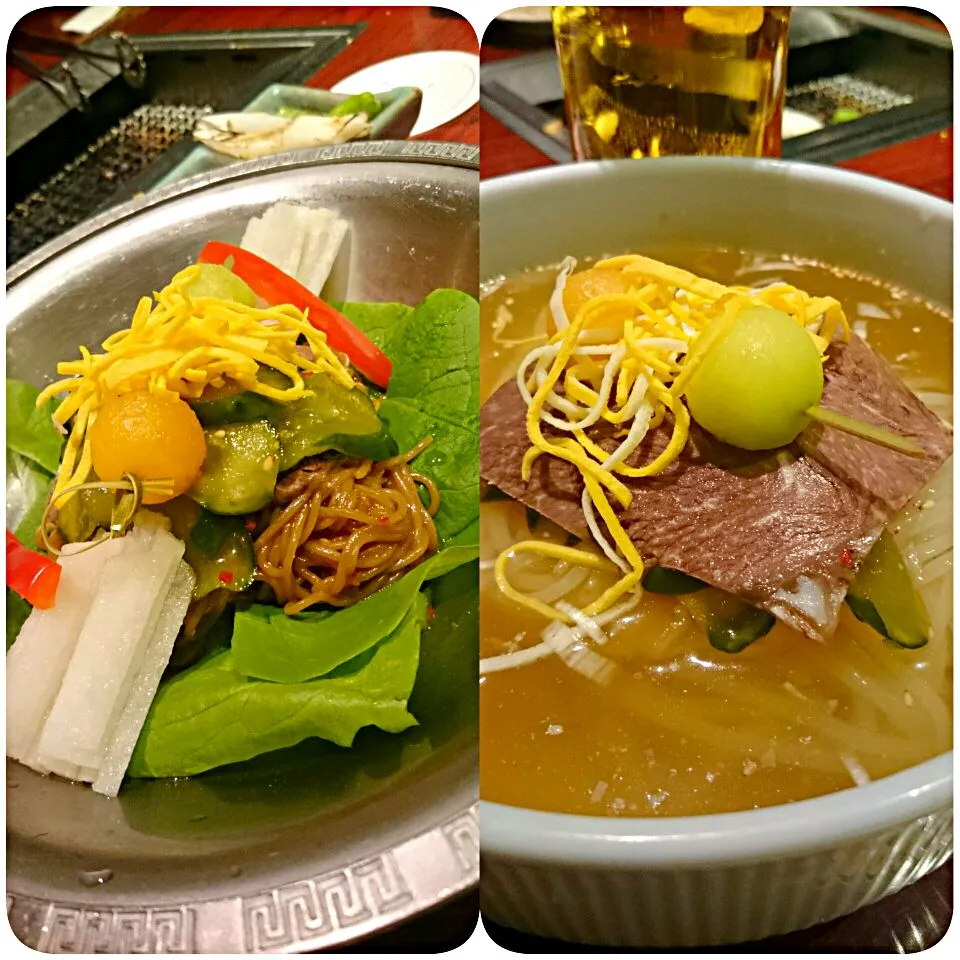 Snapdishの料理写真:叙々苑にて。ビビン麺&冷麺♥|mayuさん