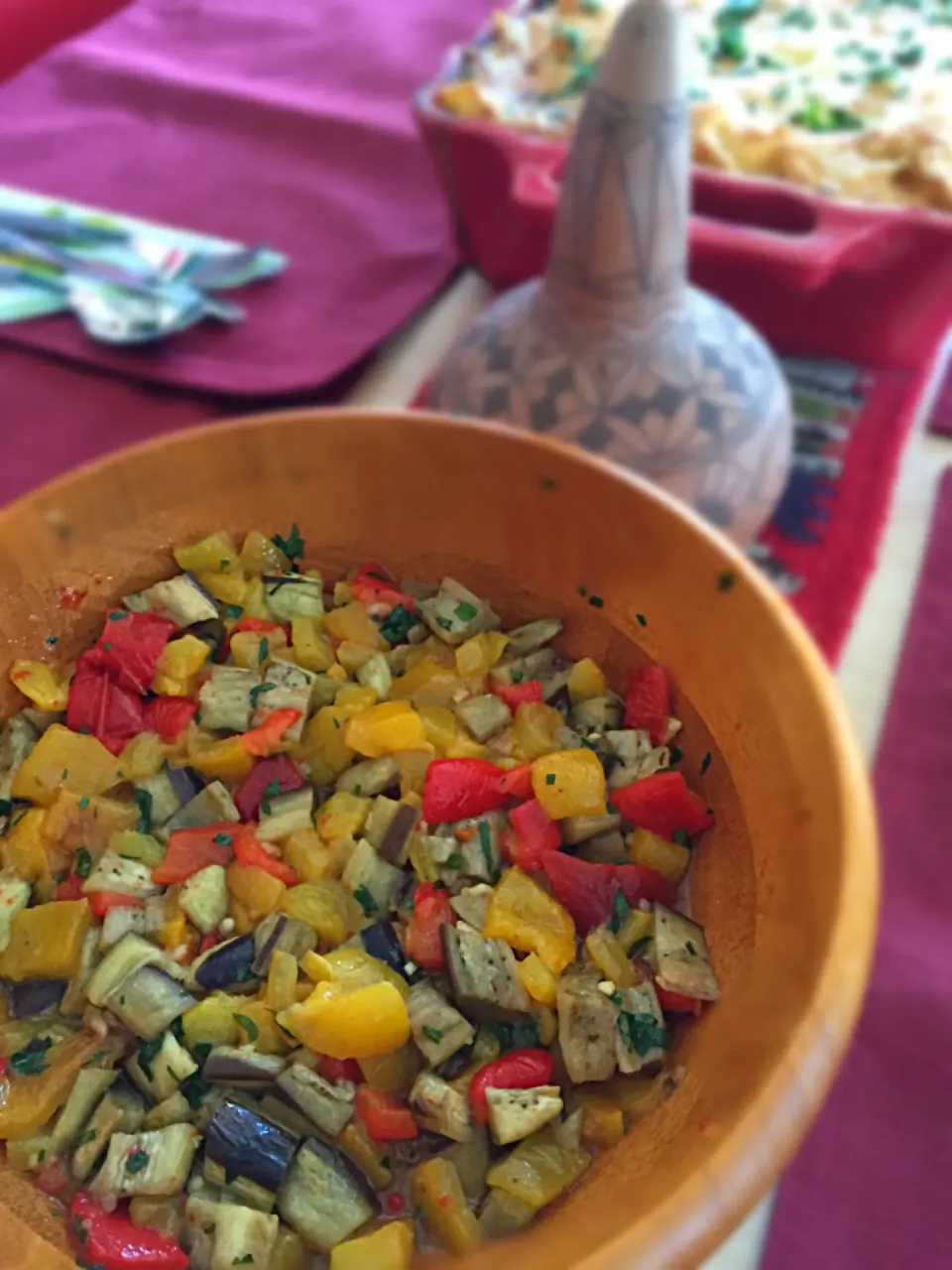 Salata od pečene paprika i patlidžana🇷🇸 Roasted paprika and aubergine salad🇷🇸|aястасияさん