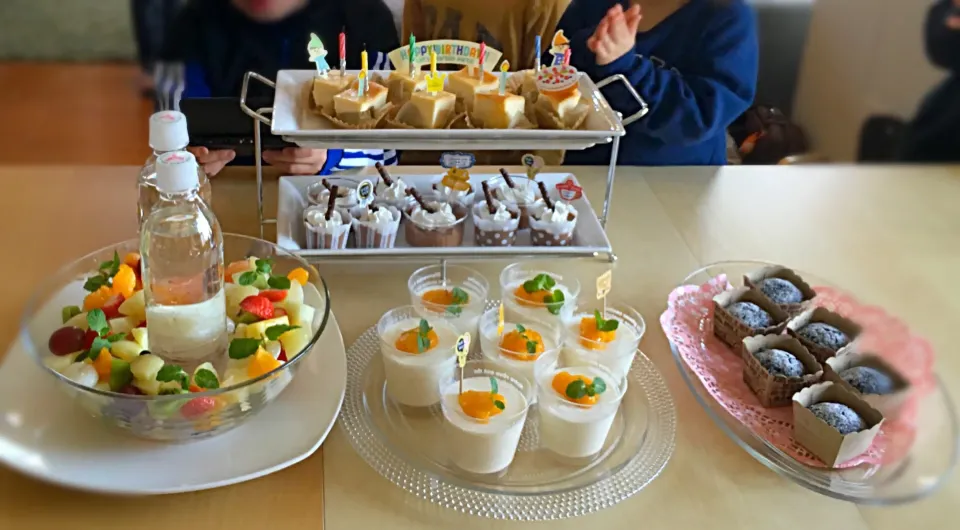 Snapdishの料理写真:息子7歳 お友達と誕生日パーティ|ひとみさん