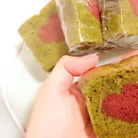 切っても切っても“❤️”な抹茶パウンドケーキ|たこさん