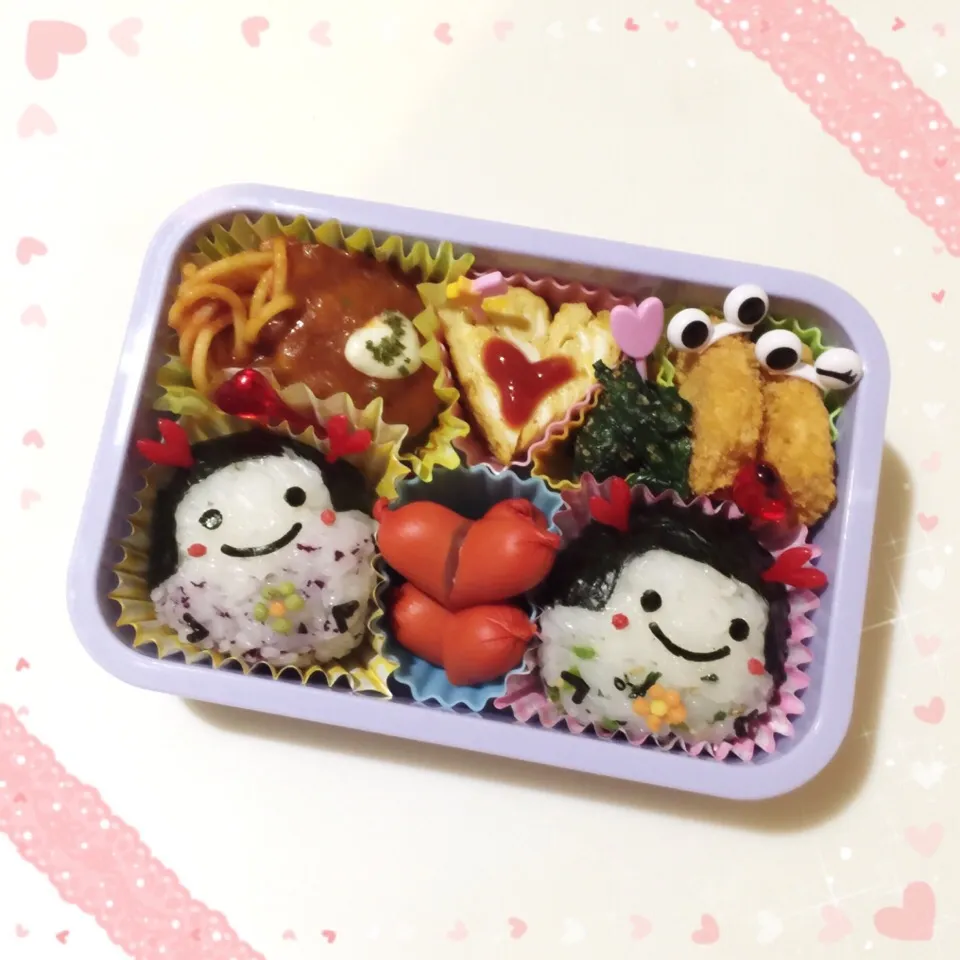 2/12❤︎バレンタイン娘のお弁当❤︎|Makinsさん