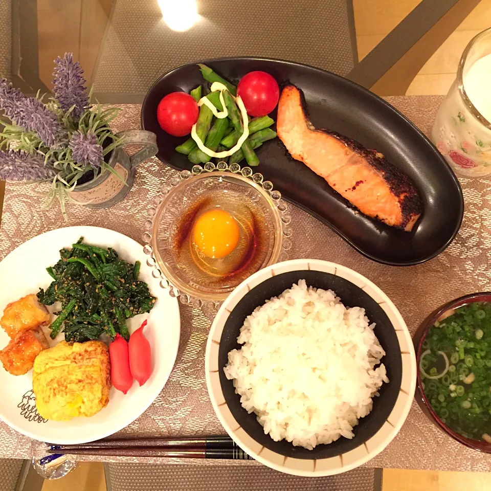 Snapdishの料理写真:2/12❤︎主人の朝ごはん❤︎|Makinsさん