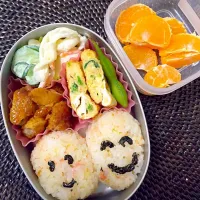 Snapdishの料理写真:ニコニコ弁当♡|たまちゃんさん