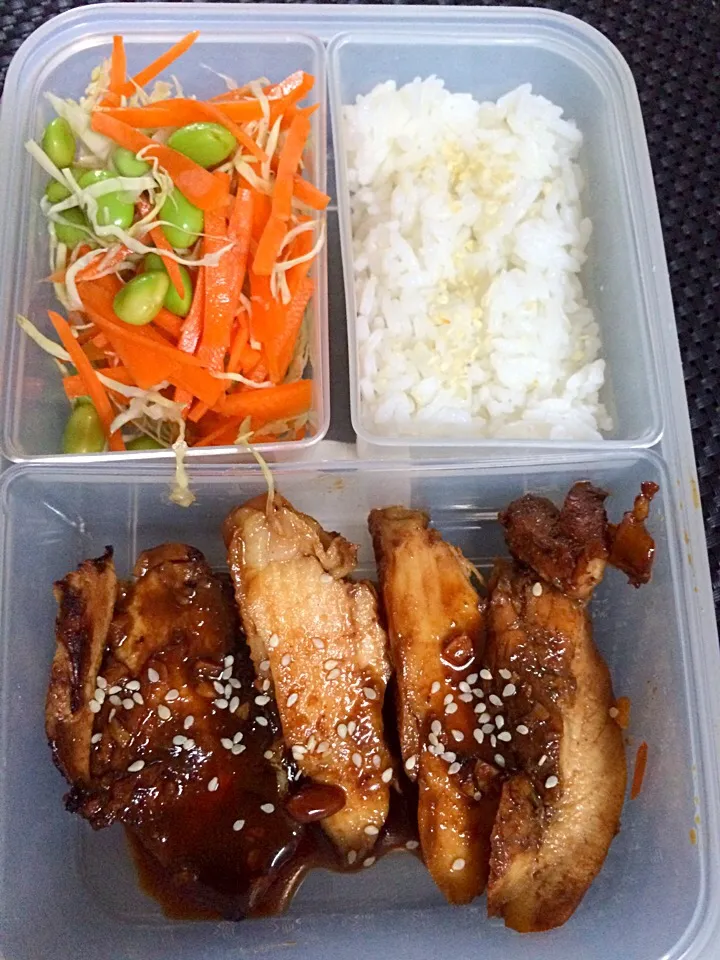 Snapdishの料理写真:My lunch box, Chicken Teriyaki|Rika Huangさん