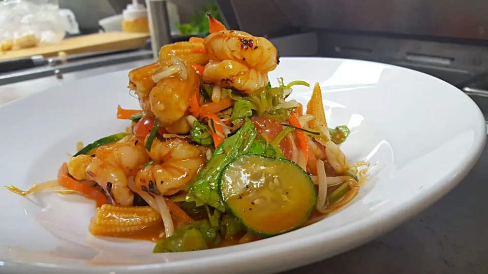 TROPICAL SHRIMP SALAD|SONN'Sさん