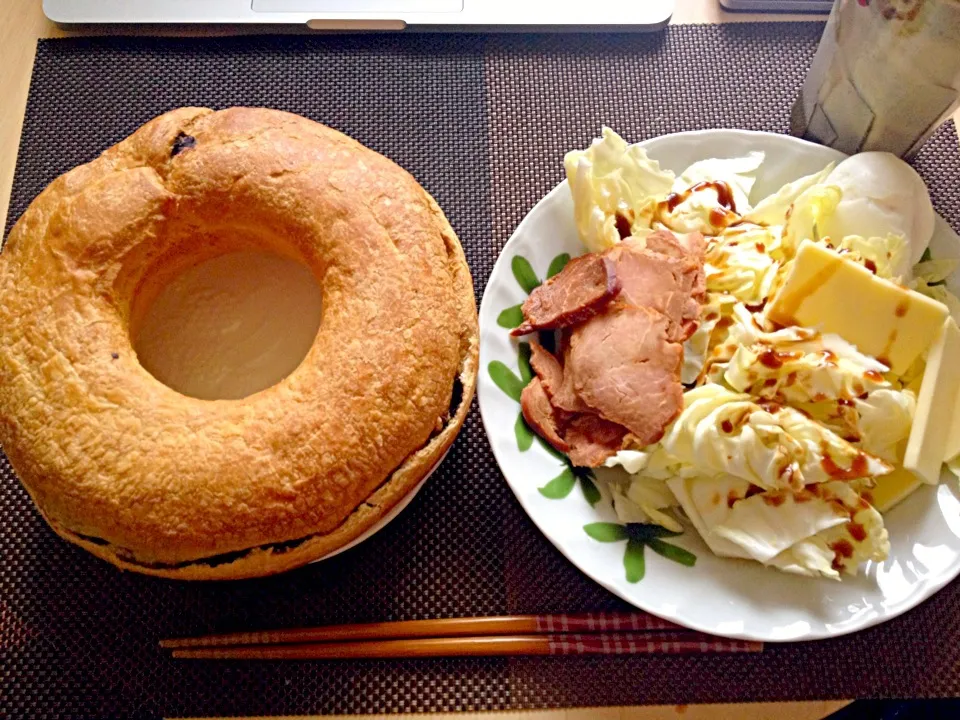 2月12日朝食兼昼食|ばぁさんさん