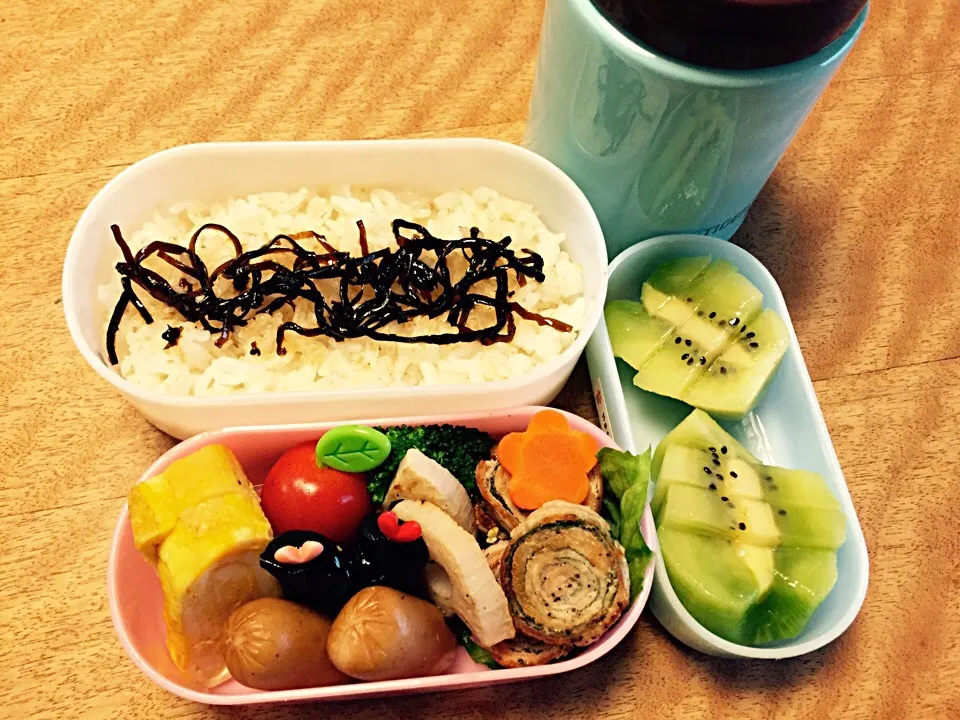 Snapdishの料理写真:豚しそ巻き弁当|Sakikoさん