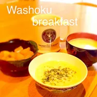 Snapdishの料理写真:一汁一菜朝ごはん|Carefree cuisineさん