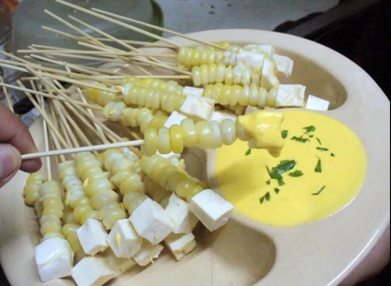 Corn with huancaina's sauce|Justo Romeroさん