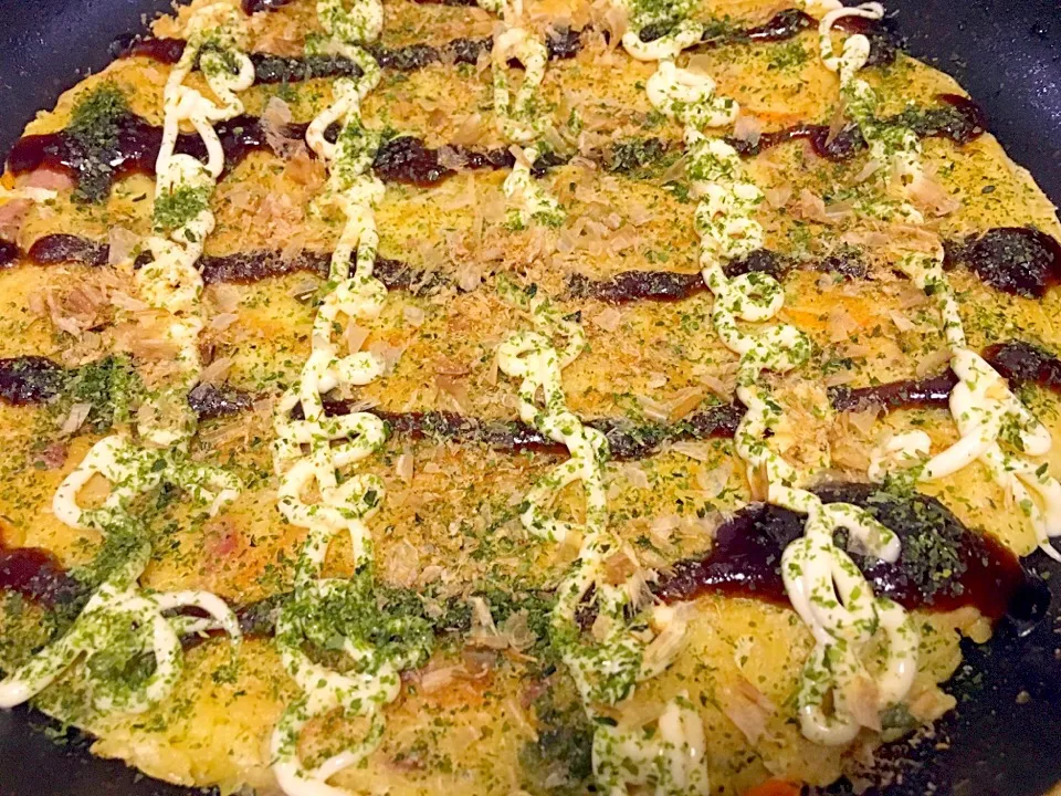 Snapdishの料理写真:Okonomiyaki おこのみやき|lia apriliaさん