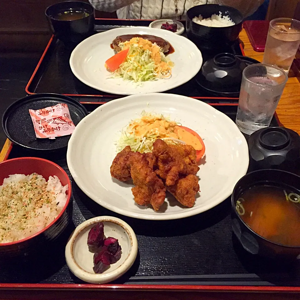 若鶏の唐揚げ定食*\(^o^)/*|すかラインさん