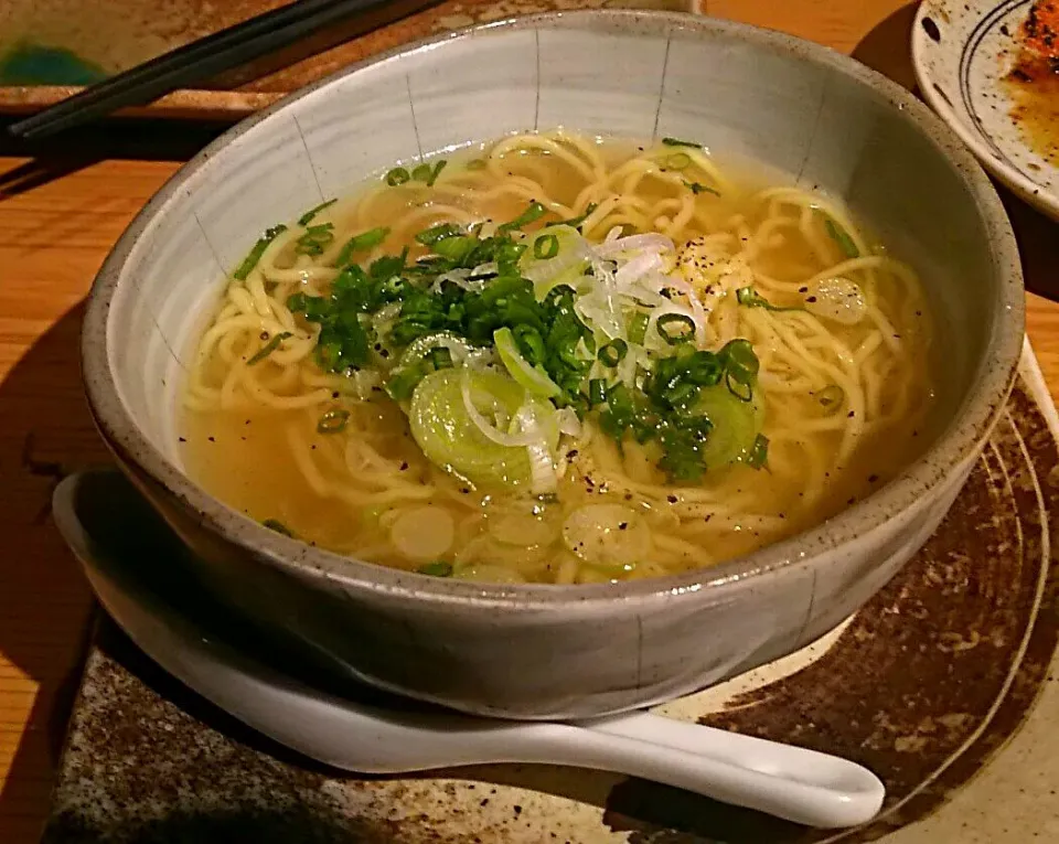 鶏だし塩ラーメン|哲さん