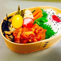 マッシュルームの肉詰め弁当|はるはるさん