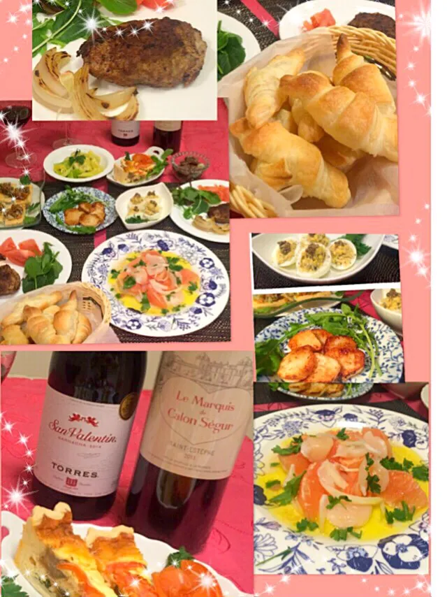 バレンタイン💗お家ディナー🍷🍽
連投でごめんなさい(｡>_<｡)💦|桜央里さん