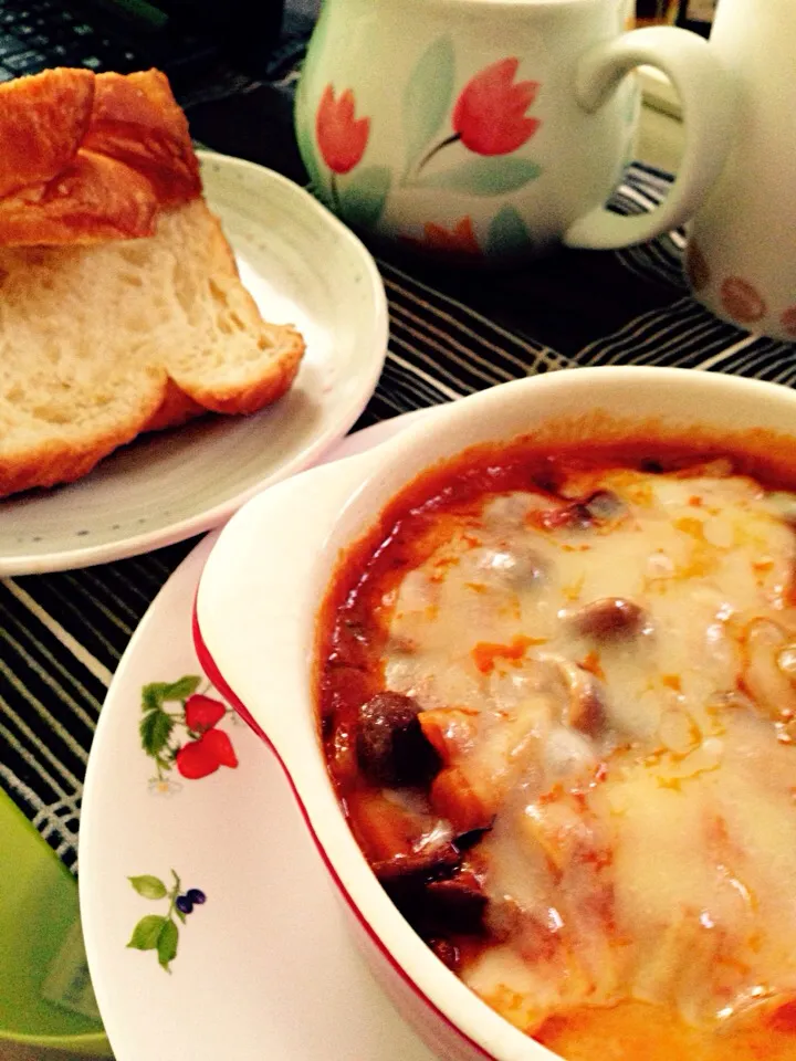 CheesyToffu with mushroom :)|mariaさん