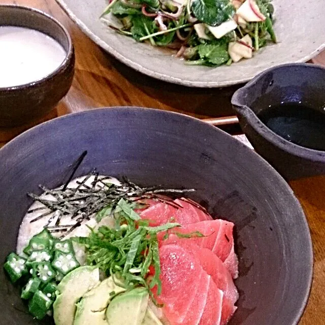 Snapdishの料理写真:マグロとろろ丼|Yoshieさん