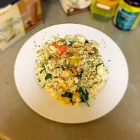 Scrambled egg whites and veggies|Michelle Elrodさん