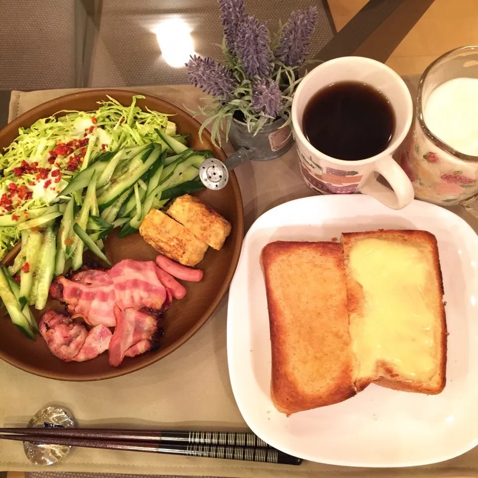 Snapdishの料理写真:2/16❤︎主人のモーニング❤︎|Makinsさん