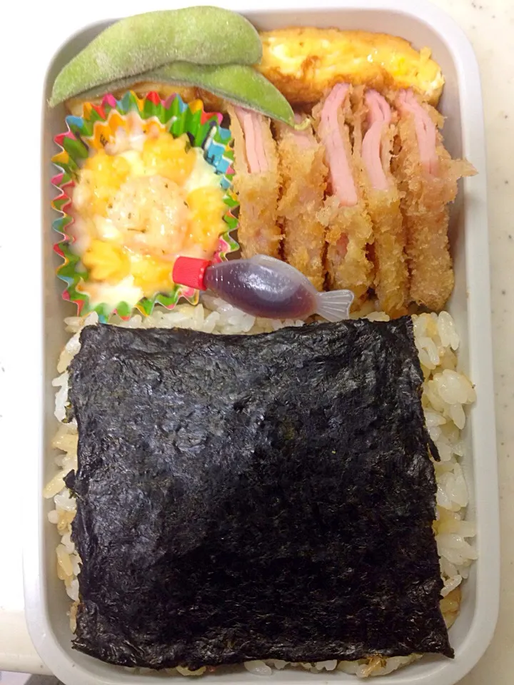 Snapdishの料理写真:息子のお弁当　2016.2.16|Ｌｅｈｕａさん