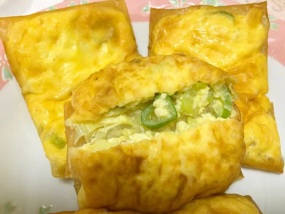 Snapdishの料理写真:Martabak tahu #indonesian food martabak豆腐|lia apriliaさん