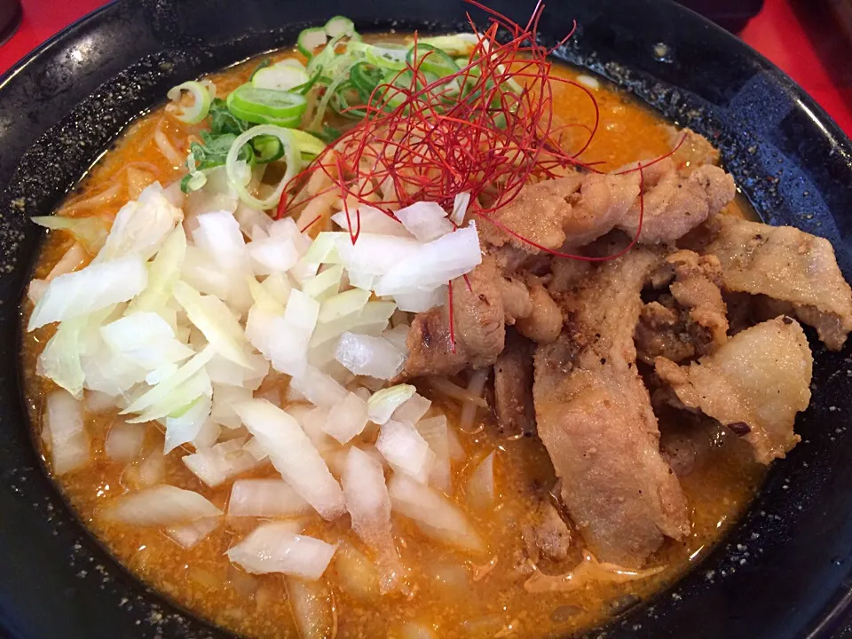 Snapdishの料理写真:マルキン味噌ラーメン|kobaさん