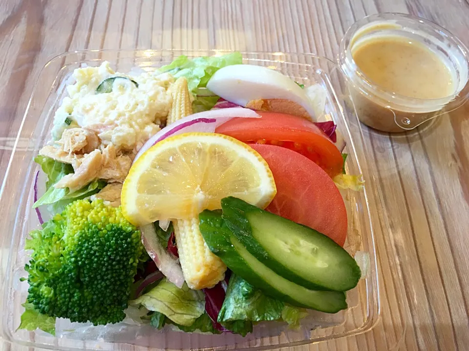 Mixed salad and sesame dressing|lauren shannonさん