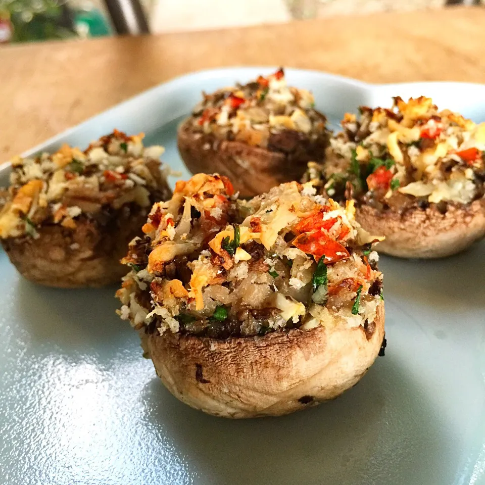 Stuffed Mushrooms 🍄🍄🍄|mamaeriさん